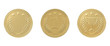 Set of 3 golden medals