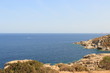 Panoramablick - Küste von Korsika im Sommer