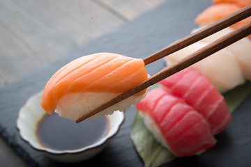 Poster - close up of sushi