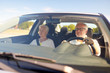 © Syda Productions - happy senior couple driving in car
