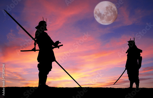 侍・騎馬武者・戦国時代 Wallpaper Mural