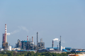 Canvas Print - petrochemical oil refinery