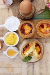 Poster - Egg tart is delicious and egg in box