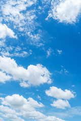 Wall Mural - clear blue sky background,clouds with background.