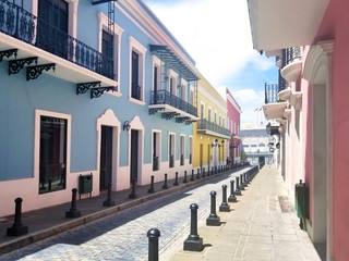 Naklejka na meble Old town San Juan, Puerto Rico.