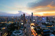 © ake1150 - Modern building in Bangkok business district at Bangkok city with skyline at twilight, Thailand.
