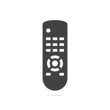 TV Remote Control Icon Vector Transparent
