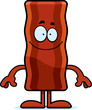 Happy Cartoon Bacon Strip