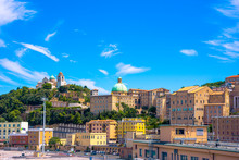 View Of The City Of Ancona From The Port, Italy.