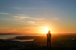 © Brian Scantlebury - Sunrises over Auckland from top Mount Eden