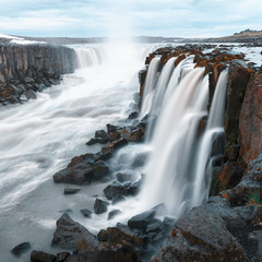 Wall Mural - Famous Selfoss waterfall