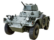 Ferret Armoured Car Isolated