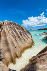 Sticker - La Digue Anse Source D'Argent - Seychelles rocks