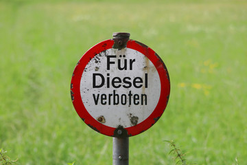 Für Diesel verboten