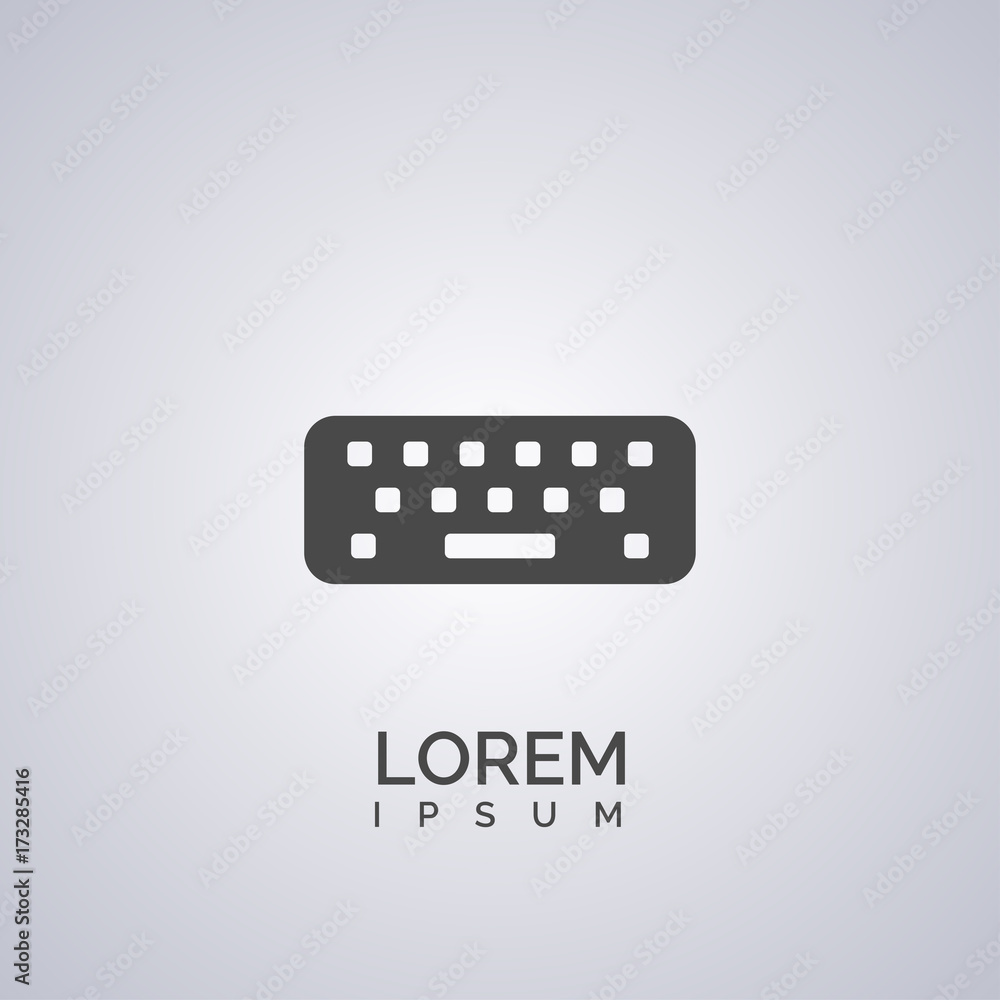 keyboard icon.for write or do something の Stock ベクター | Adobe Stock