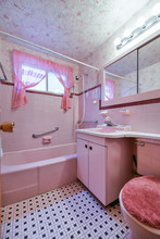 Vintage Pink Bathroom