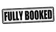 Fully booked sign or stamp