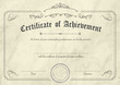 © Andy - Retro certificate of achievement paper template with modern pastel yellow marble textured