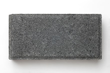 Grey Brick Isolated On White Background