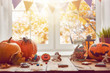 © Konstantin Yuganov - Pumpkin, sweets and cookies