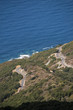 Corsica, 03/09/2017: il Mar Mediterraneo, la macchia mediterranea e le strade tortuose del versante occidentale di Capo Corso, la penisola settentrionale famosa per il suo paesaggio selvaggio