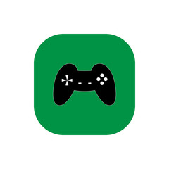 Wall Mural - Joystick gamer Square icon vector