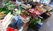 Fruit And Vegetable Market Stall