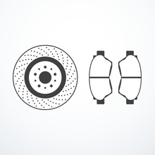 Brake Disk And Brake Pads