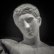 © Ruslan Gilmanshin - Head and shoulders detail of the ancient sculpture