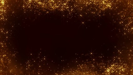 Wall Mural - frame of sparkling particles seamless loop animation 4k uhd (3840x2160)