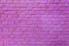 A Close-up Shot Of A Pink Painted Brick Wall For Creativity, Textures And Backgrounds.