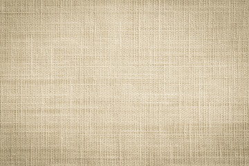 Wall Mural - old jute hessian sackcloth canvas sack cloth woven texture pattern background in aged yellow beige c