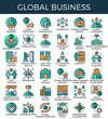© Becris - Global business concept icons