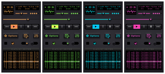 Audio player template.