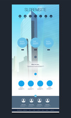 Wall Mural - responsive one page website template