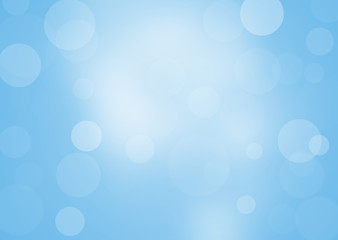 Wall Mural - bokeh blue abstract background