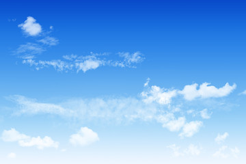 Wall Mural - Blue sky and  white cloudy