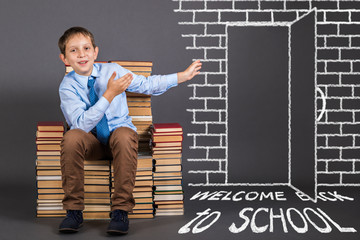 Wall Mural - Welcome back to school. Education idea