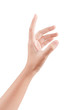 © Suradech - Woman beautiful hand handle of posture isolated on a white background with clipping path