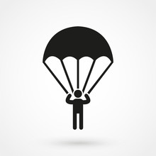 Parachutist Icon.
