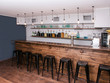 © Photodrive - Modern bar interior. Creative place for company. Atmospheric cocktail advertising, european style, cafe background, restaurant concept