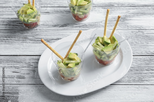 Delicious Appetizers For Baby Shower On Plate Buy This Stock Photo Delicious Appetizers For Baby Shower On Plate Buy This Stock Photo