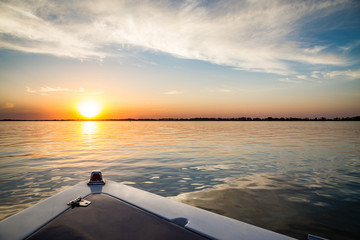 Poster - Parana river, Brazil. Border of Sao Paulo and Mato Grosso do sul states