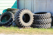 Stacks of Tractor Tires
