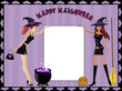2 witches template violet text