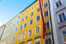 Birthplace Of Mozart In Salzburg