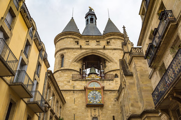 Wall Mural - Bell tower gate in Bordeaux