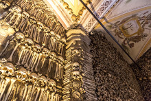 Chapel Of Bones In Evora, Portugal
