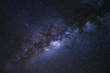 Starry night sky, milky way galaxy with stars and space dust in the universe