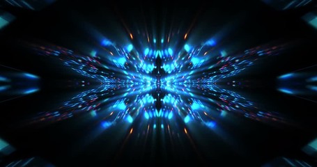 3D Futuristic abstract background. Motion graphic for abstract data center, server, internet, speed. Loop at 4K resolution.